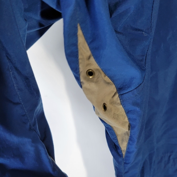 Mens Timberland Weathergear Jacket Fold away Hood 4 Zip Pockets Size Medium - Picture 9 of 16